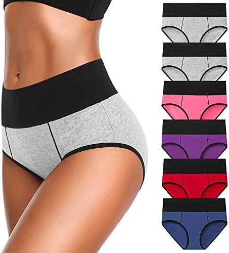 6-pk Eiggam Women's Full-Coverage Brief Underwear (Assorted) at Amazon
