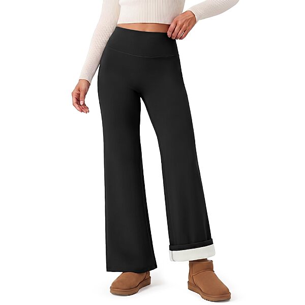Amazon – CAMPSNAIL Women's Fleece-Lined Wide-Leg Pants - $19.99 w/ Code